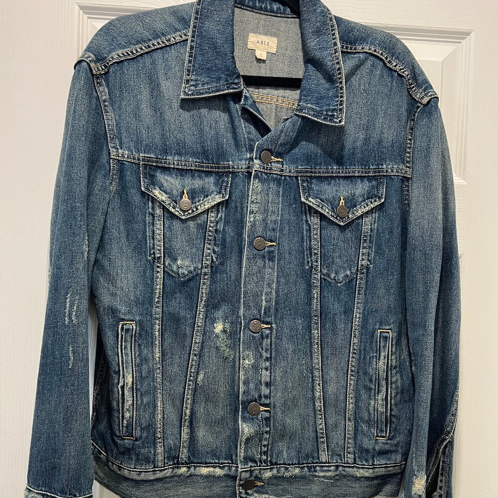 Able Jean Jacket Size Large